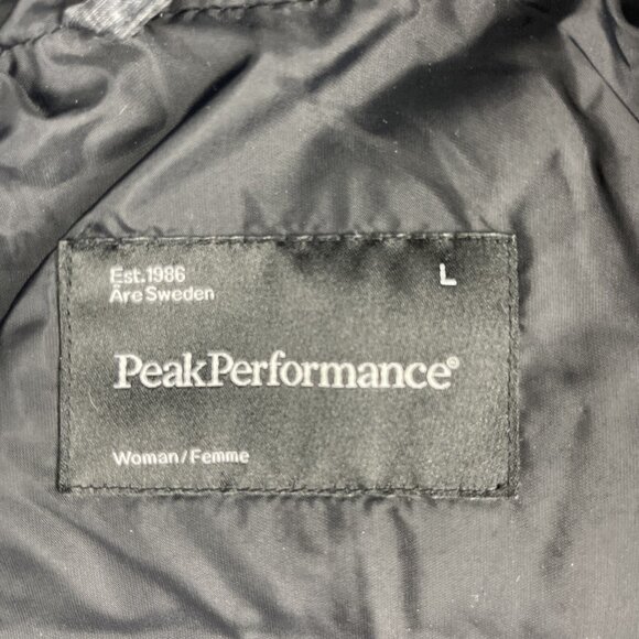 Peak Performance W BLACKB J Women Down Skiing Jacket Blue Padded size S UK8 - Picture 9 of 16